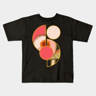 Bright vibrant modern earth tones colors unique original contemporary art 343 Abstract Kids T-Shirt